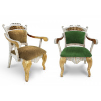 Кресло Dragon Гранж граб (Dragon Гранж,78 Velvet-Lux,Ткань Vilvet Lux)